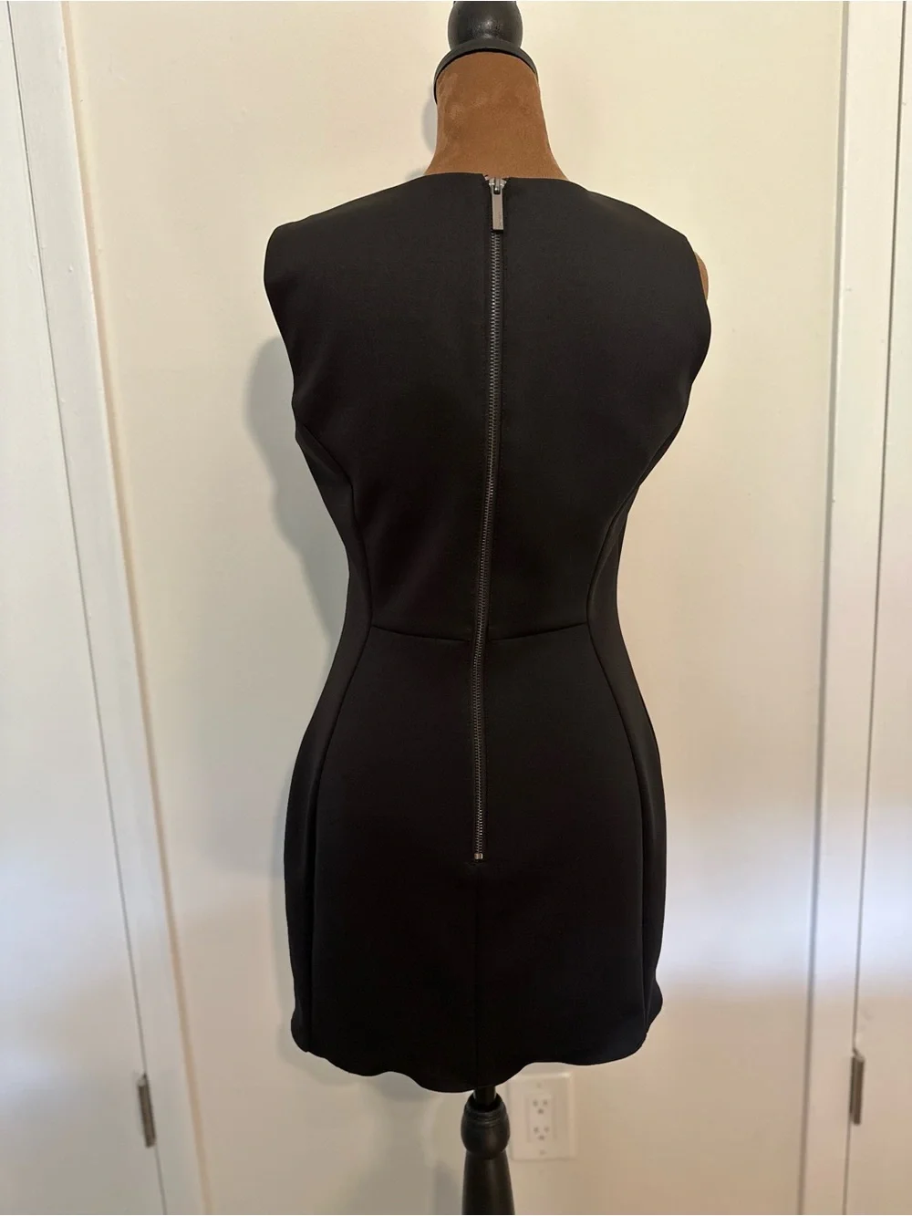 Calvin Klein Black Sleeveless Mini Dress